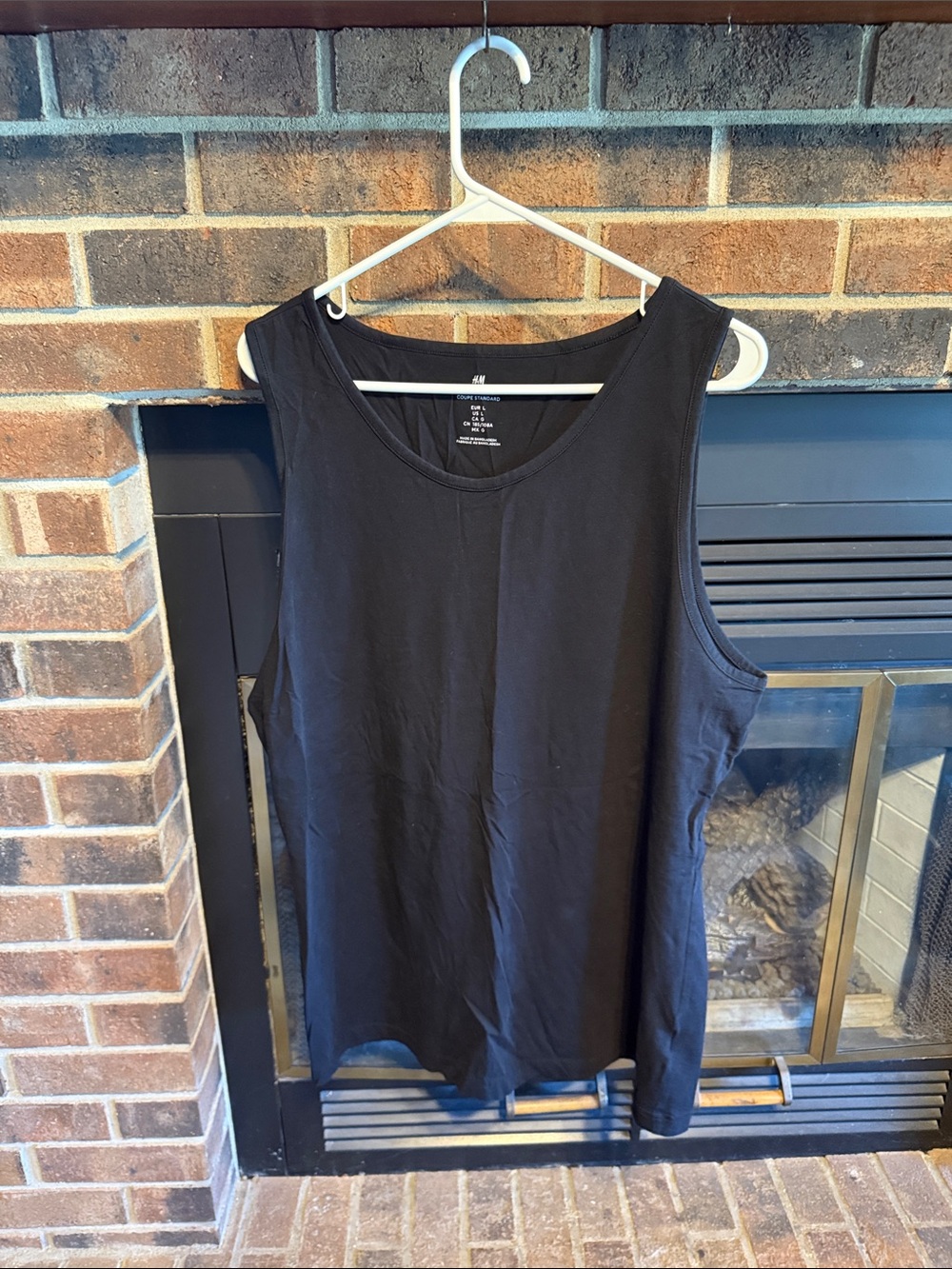 H&M Black Scoop Neck Tank Top